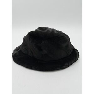 Nike Apex Faux Fur Bucket Hat Black Adult Unisex Large Plush Soft HF7194-010 NWT